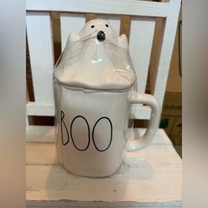 Rae Dunn White 'Boo' Ghost Mug